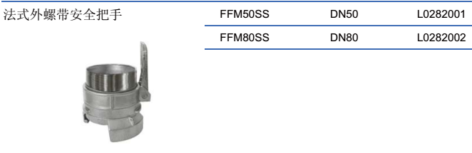  法式对称接头-外螺带安全把手 DN20~DN150